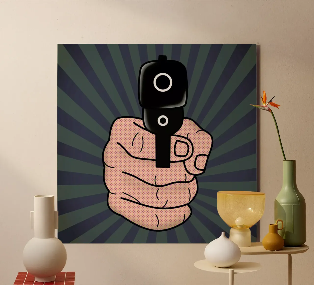 Gun 15 alu-dibond by Mark Ashkenazi