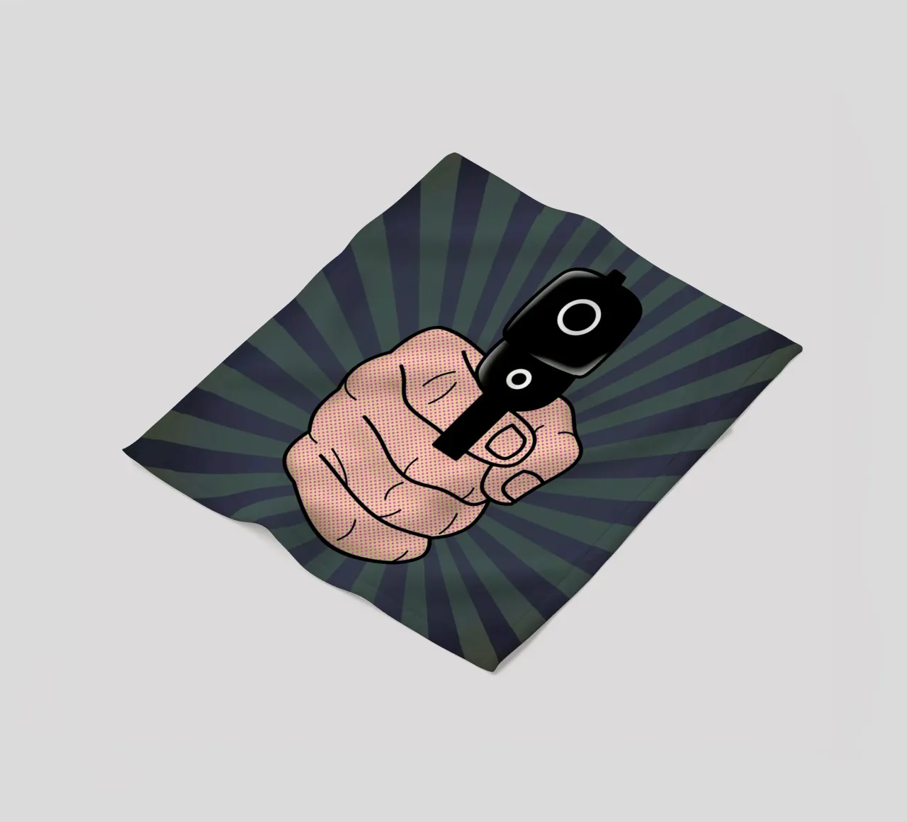 Gun 15 coperta in pile da Mark Ashkenazi