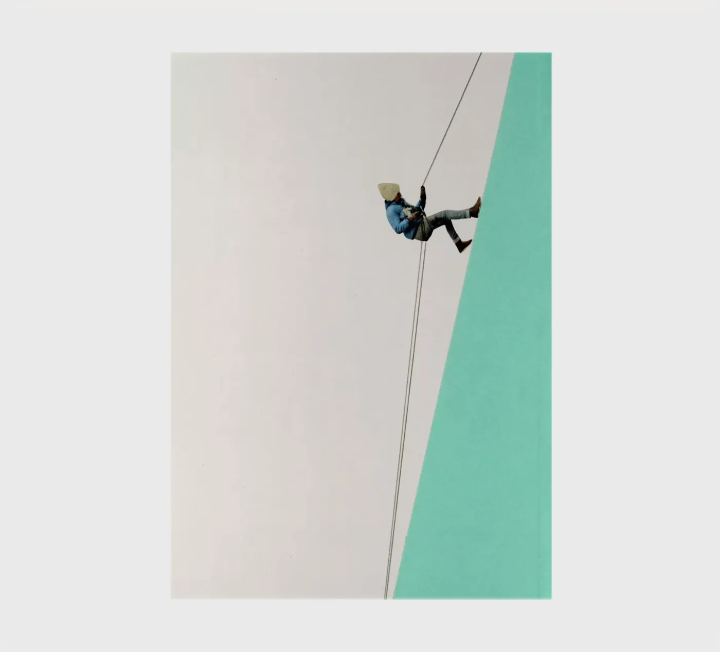 Descent notebook by Cassia Beck Collage