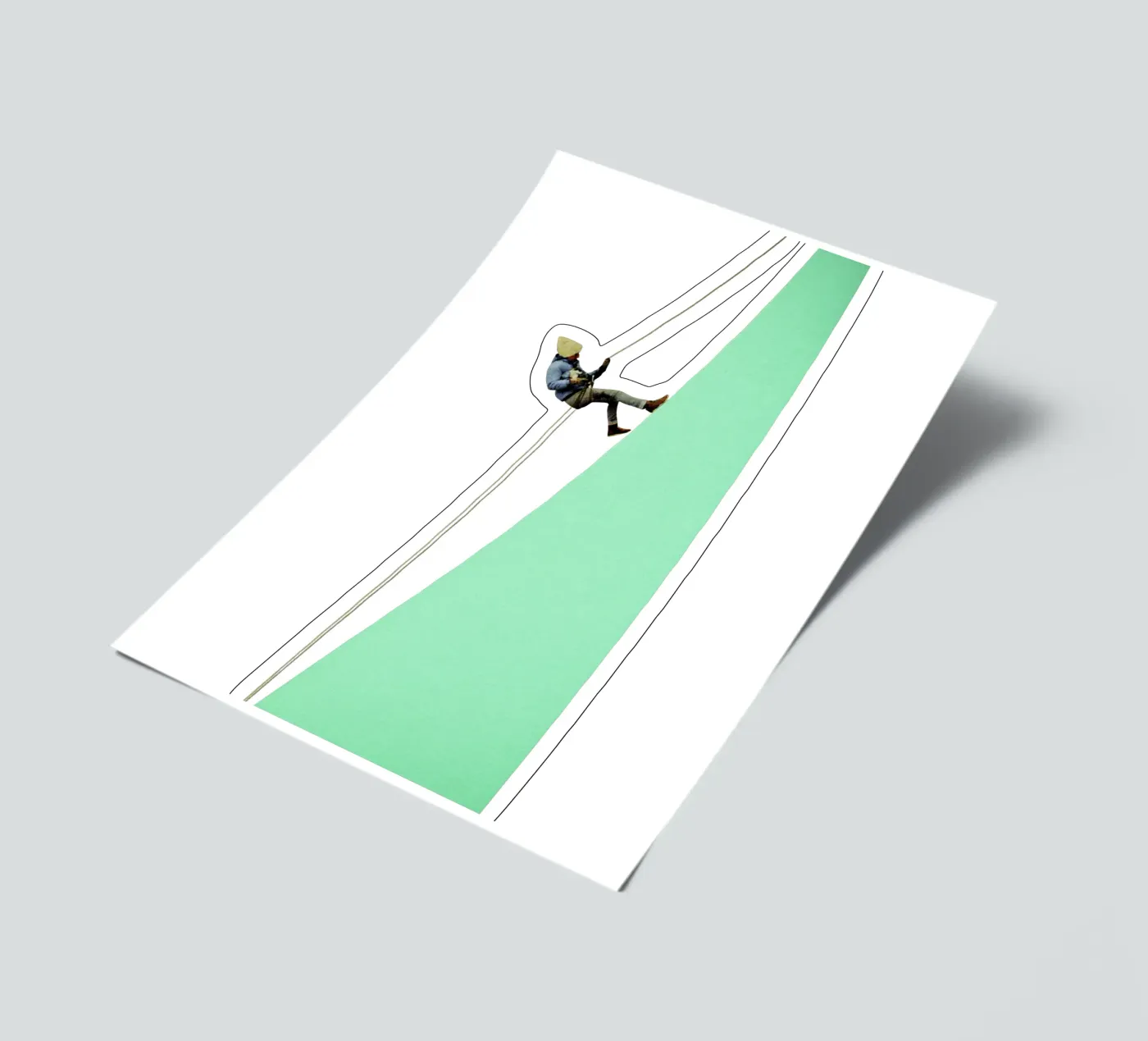 Descent sticker sheet by Cassia Beck Collage