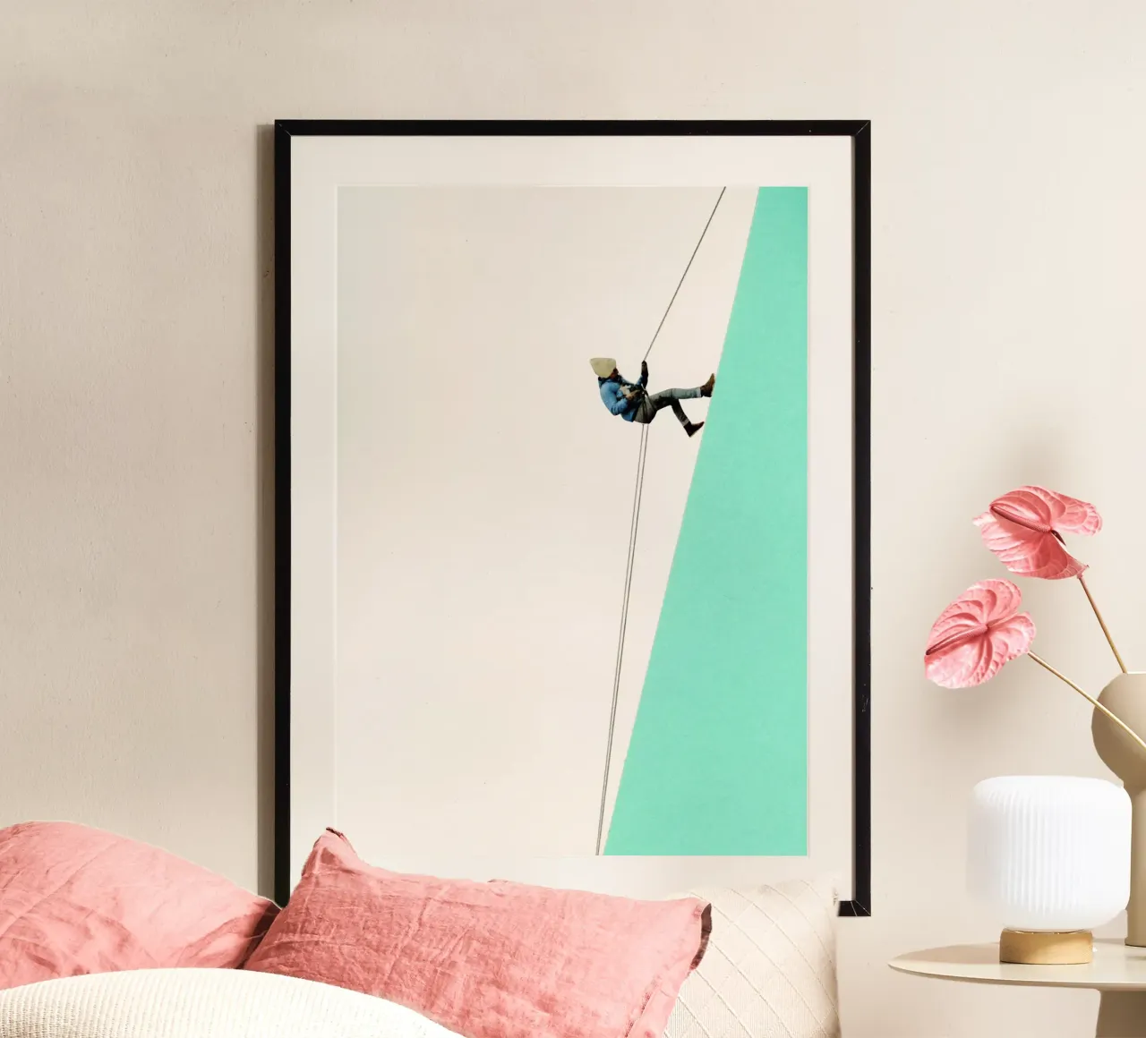 Discesa poster da Cassia Beck Collage