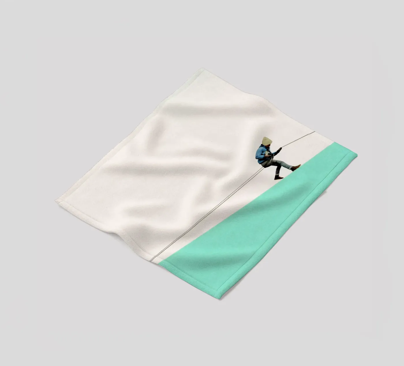 Descent fleecedeken van Cassia Beck Collage