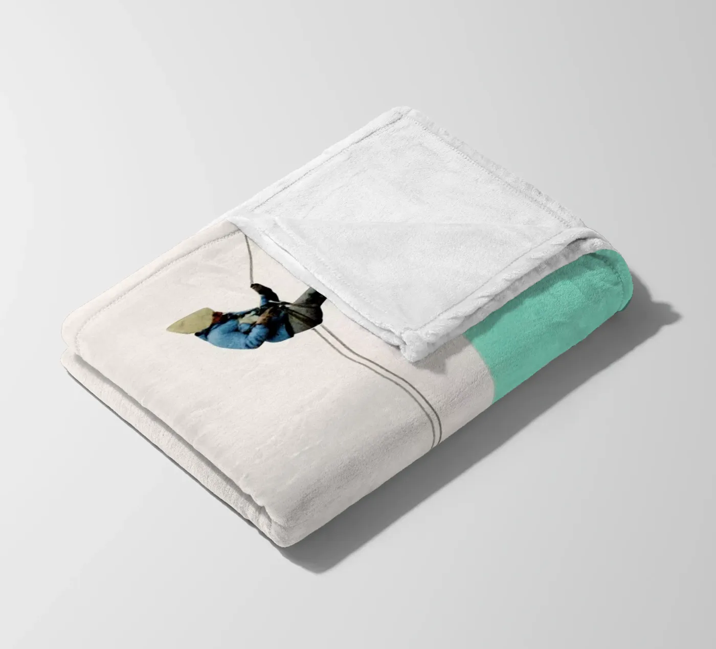 Descent fleecedeken van Cassia Beck Collage