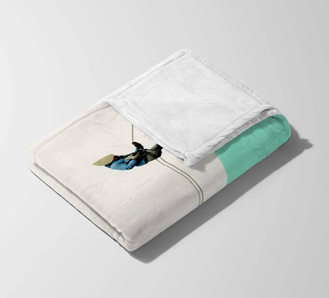 Descent fleecedeken van Cassia Beck Collage