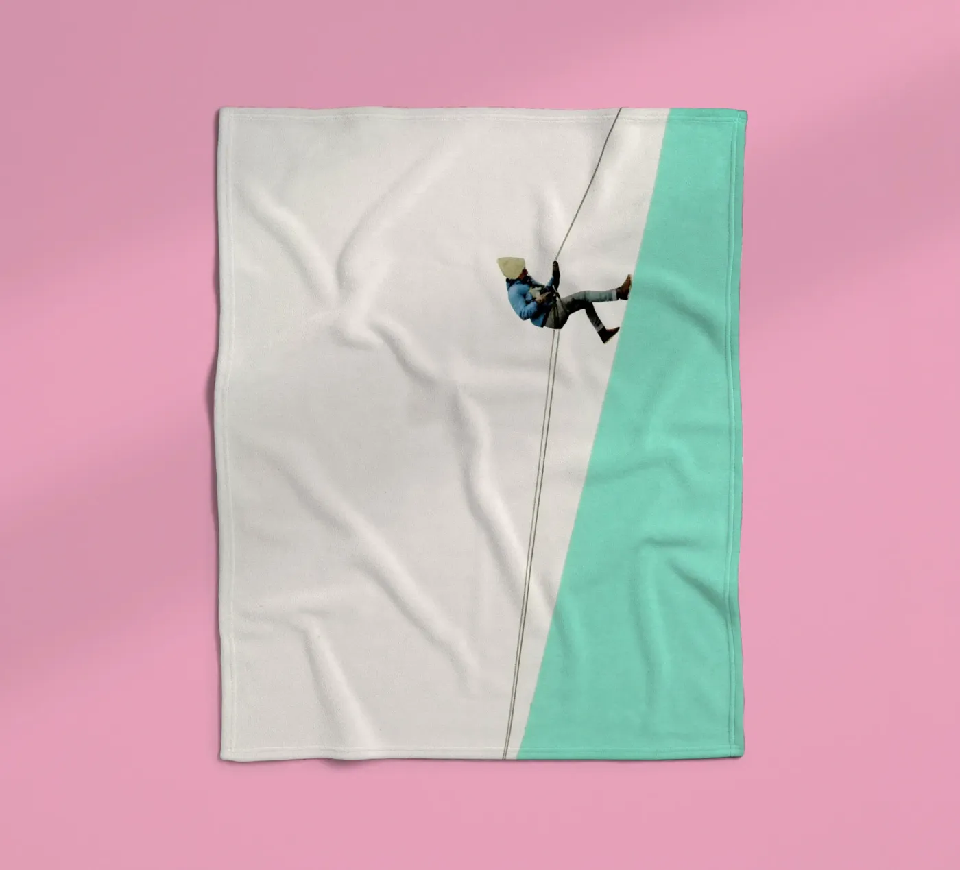 Descent fleecedeken van Cassia Beck Collage