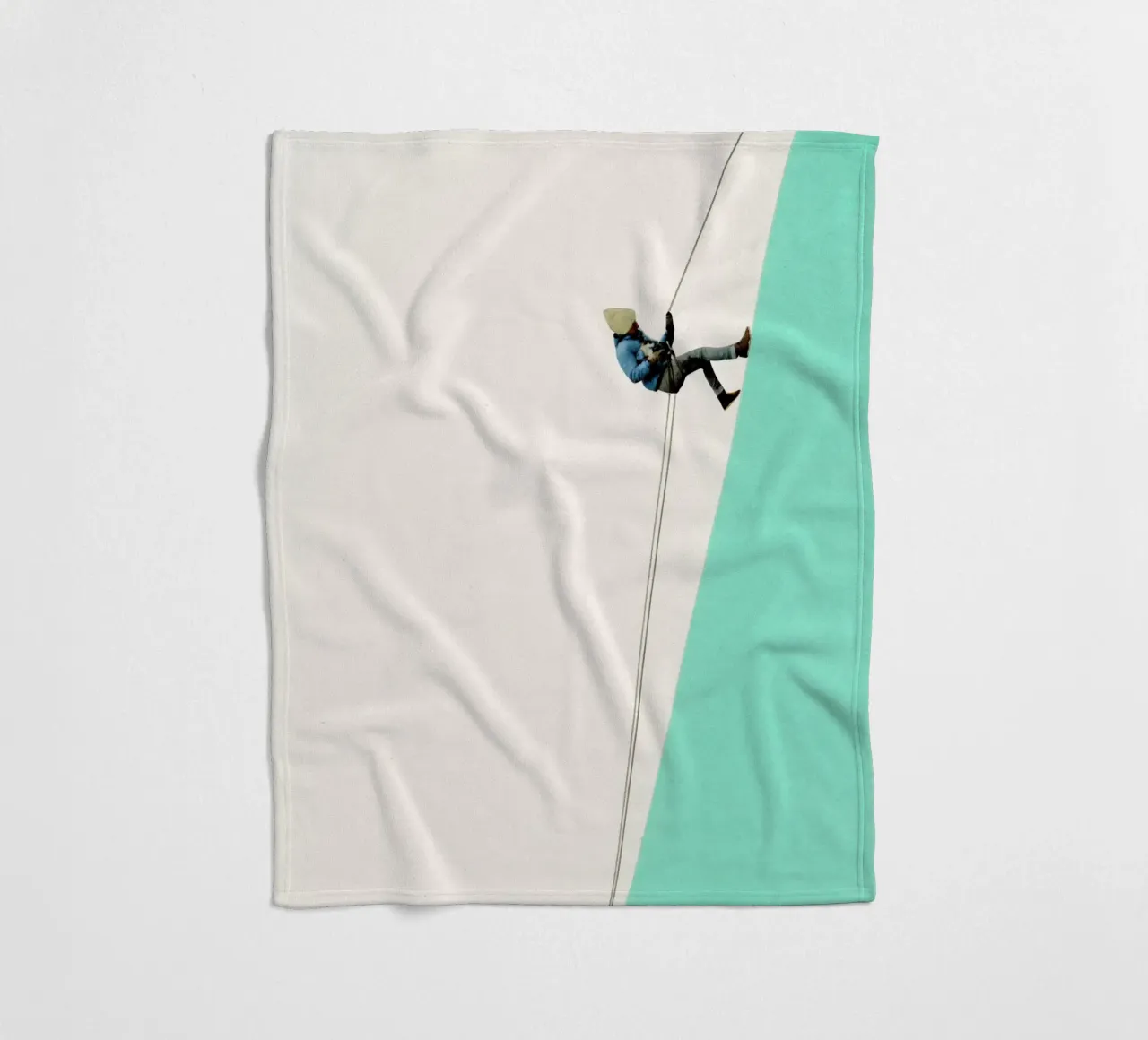 Descent Fleecedecke von Cassia Beck Collage