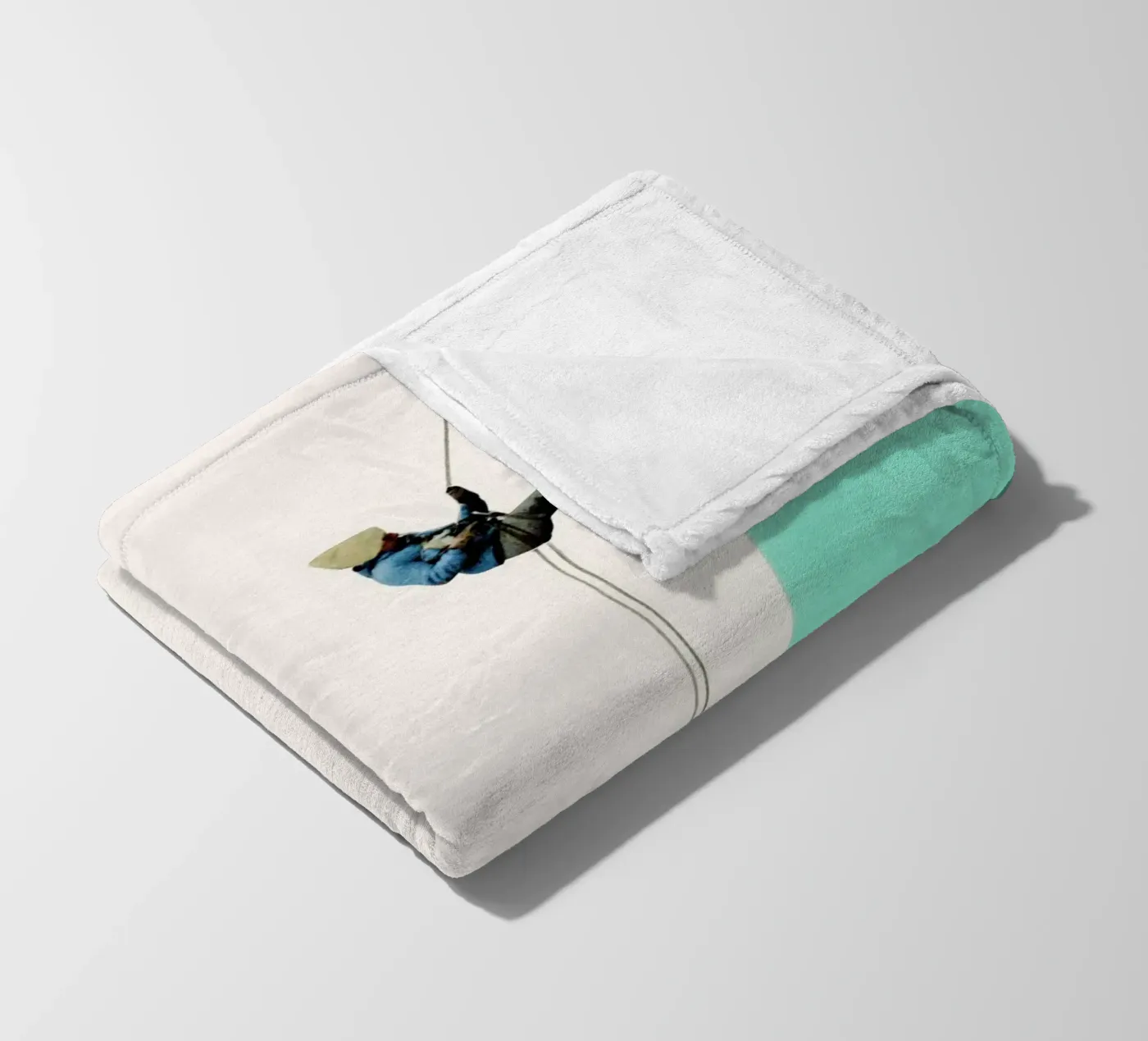 Descent fleecedeken van Cassia Beck Collage