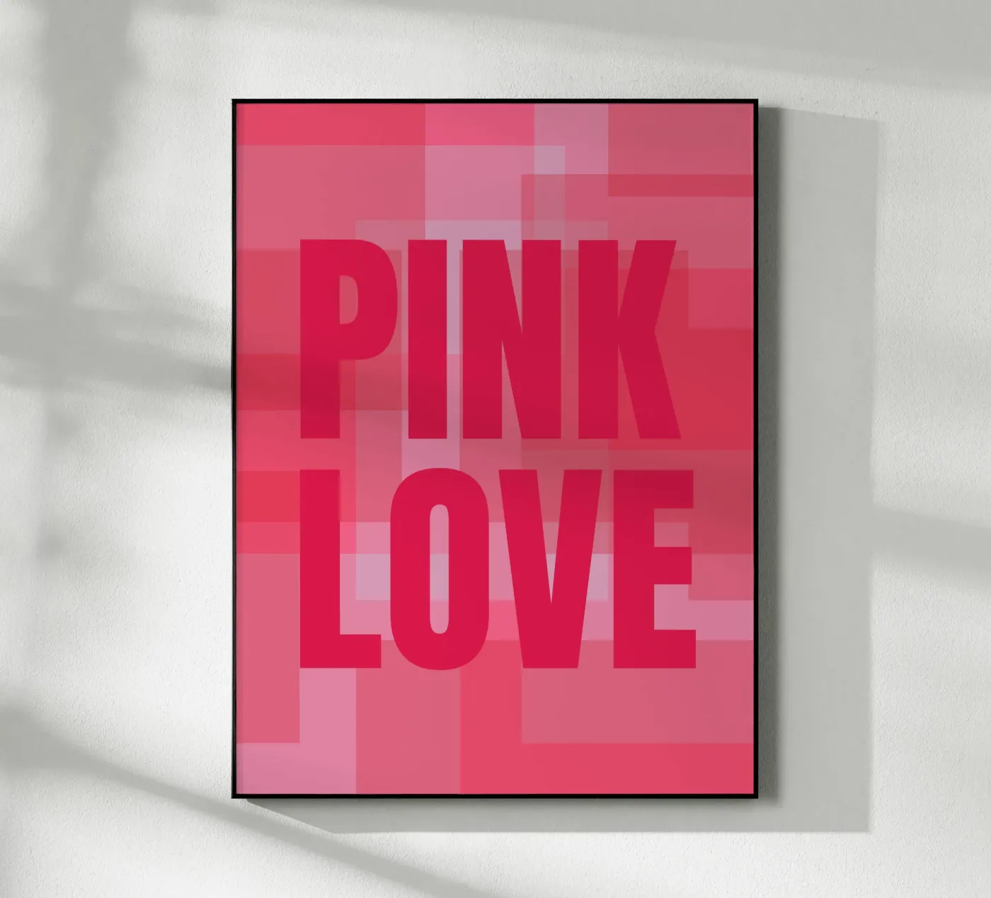 Rectangles roses plexiglas de HI! there