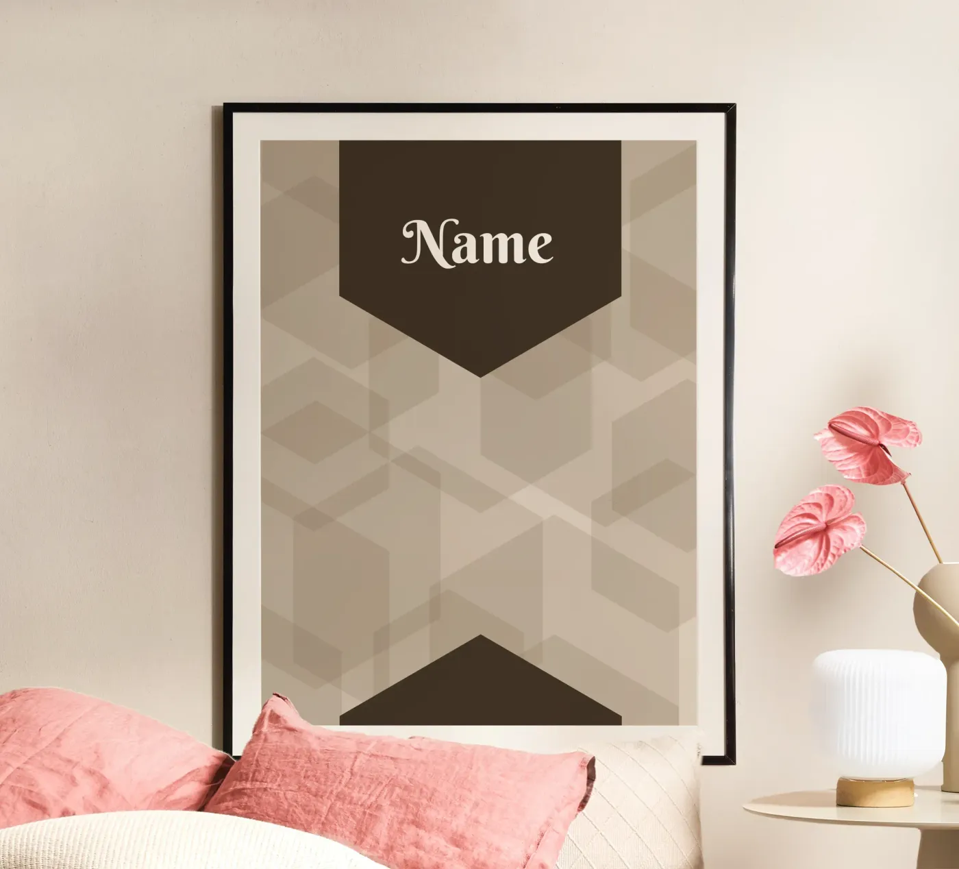 Hexagon poster by HI! there