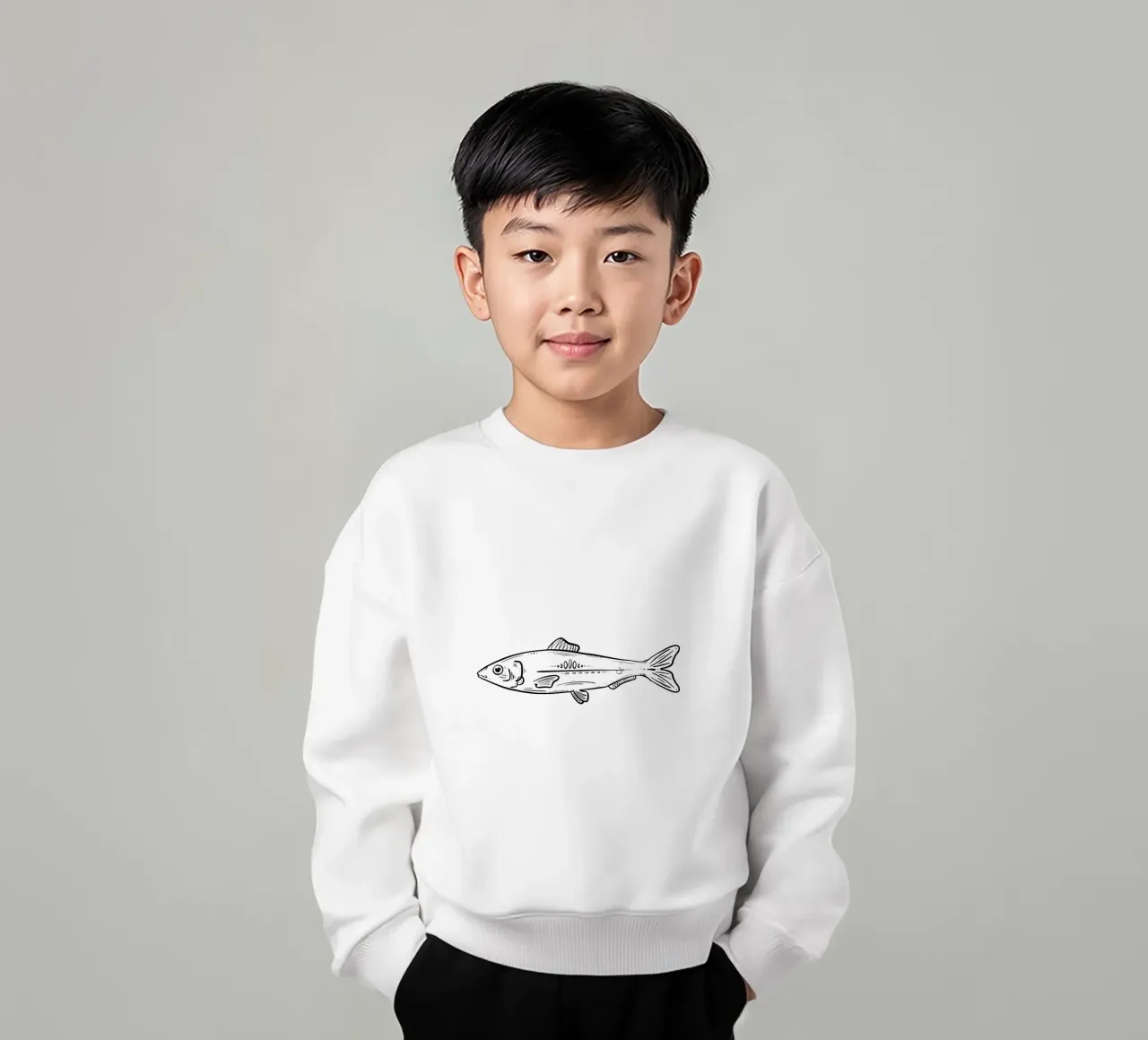 Fish felpa bambino da STFI.studio