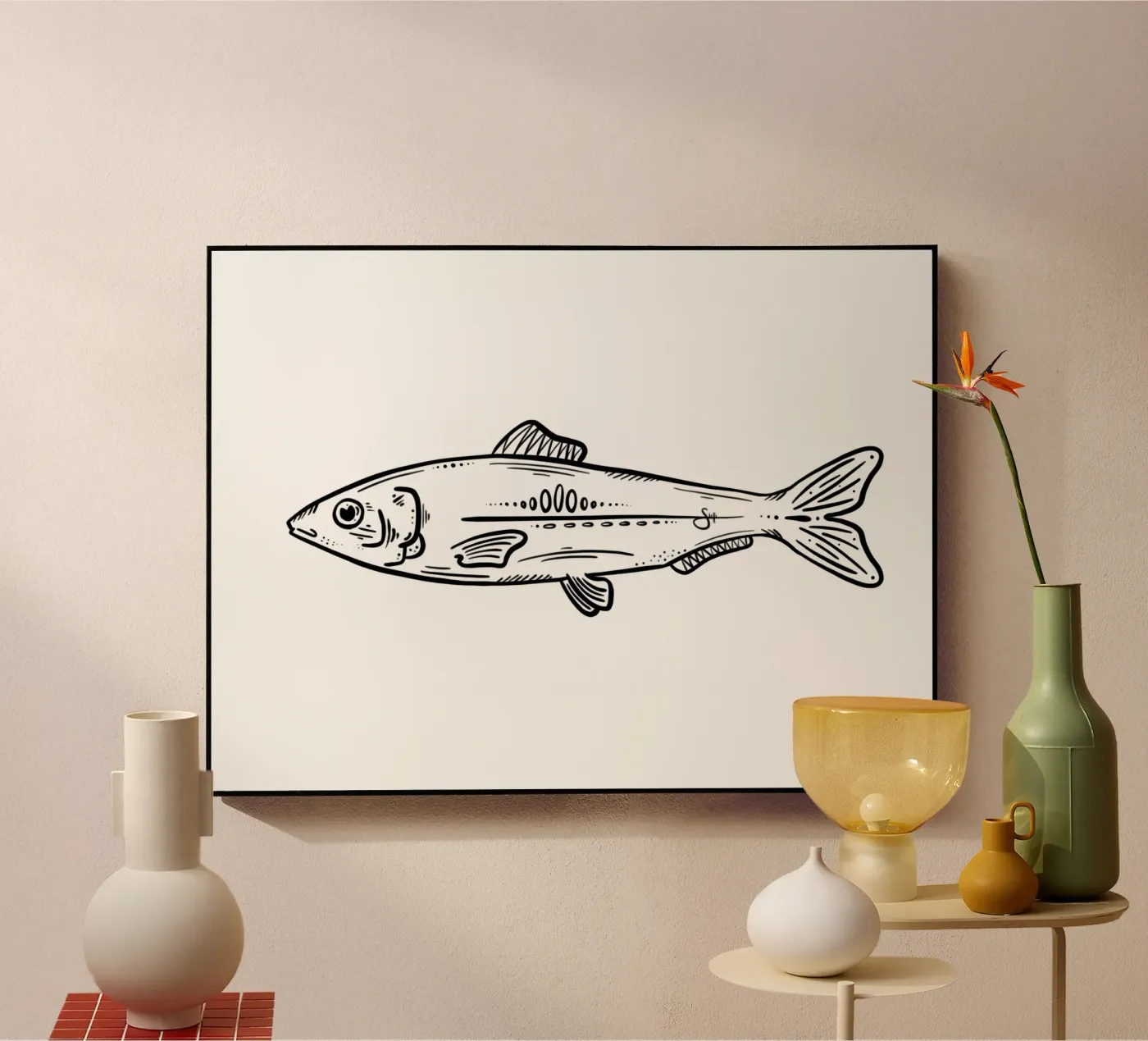 Fish Acryl-Glas von STFI.studio