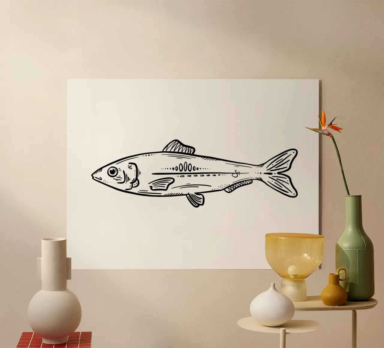 Fish plexiglas de STFI.studio