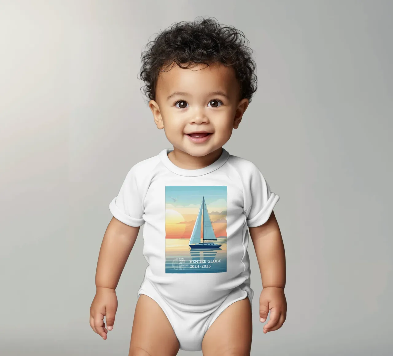 Vendée Globe 2024-2025 body neonato maniche corte da UNIVEA