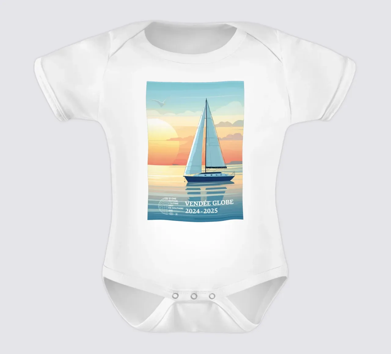 Vendée Globe 2024-2025 body neonato maniche corte da UNIVEA