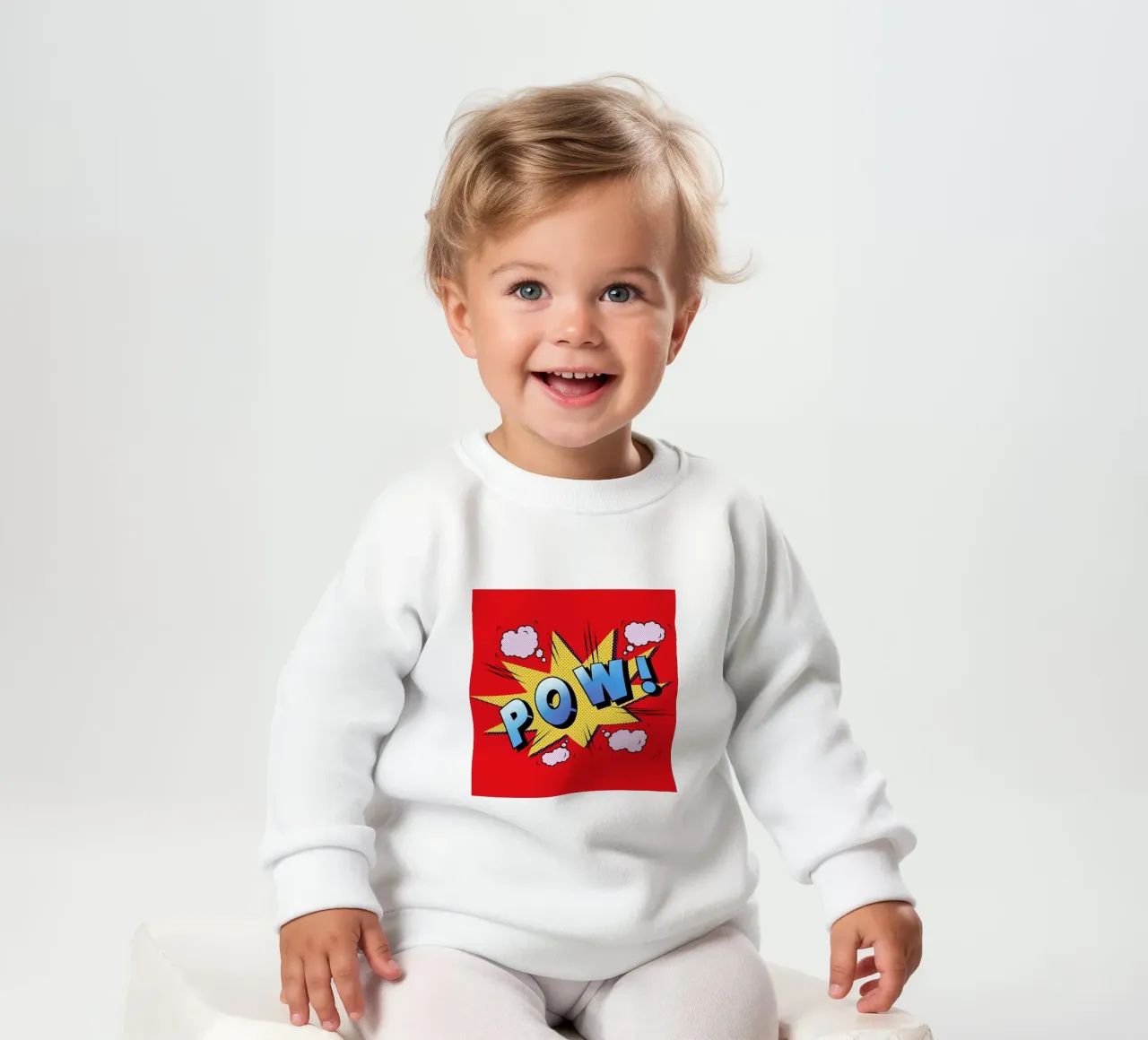 Pow sudadera de bebé de Mark Ashkenazi