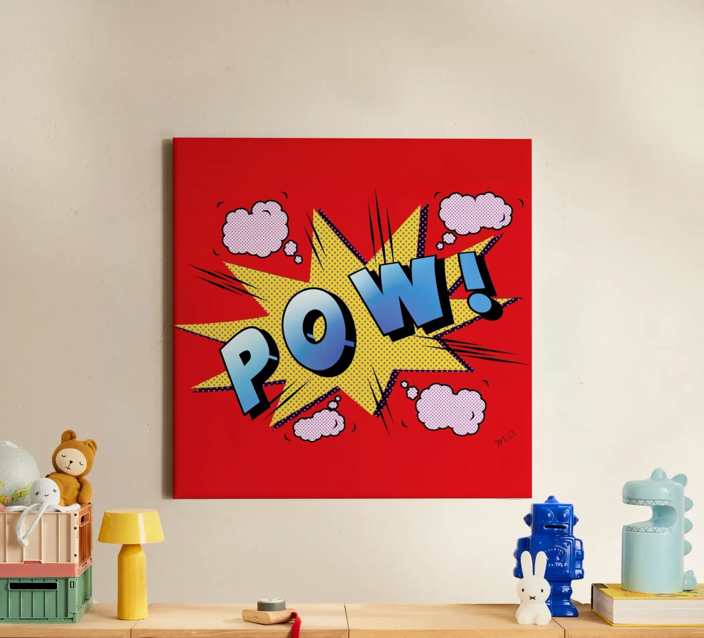 Pow canvas van Mark Ashkenazi