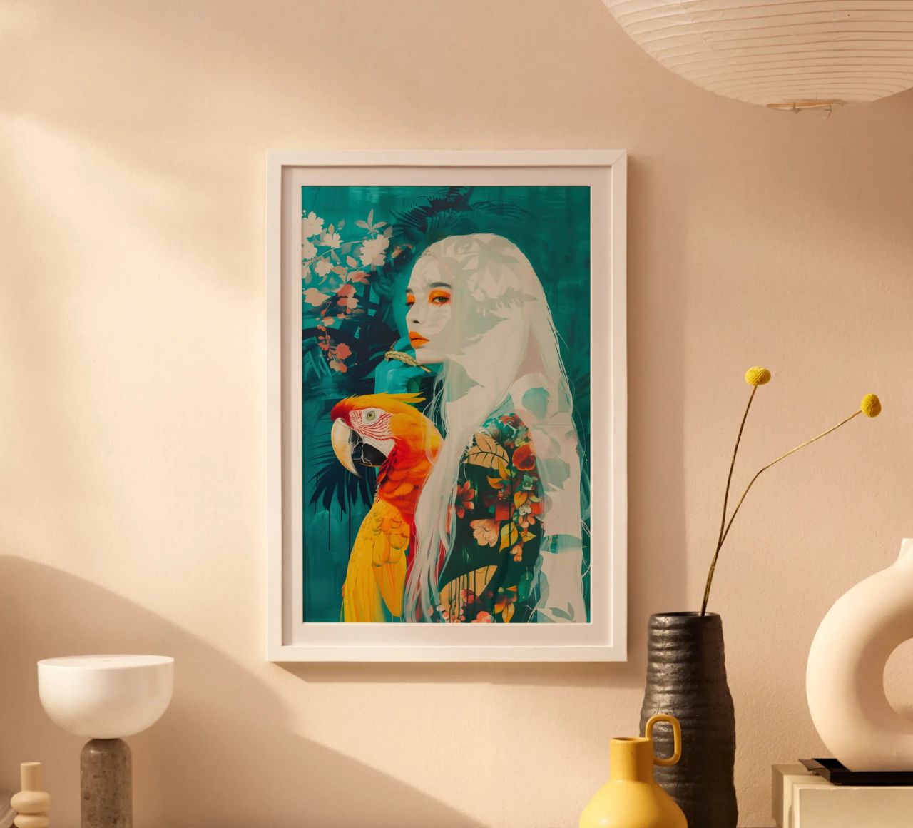 Femme perroquet poster de Autofocus