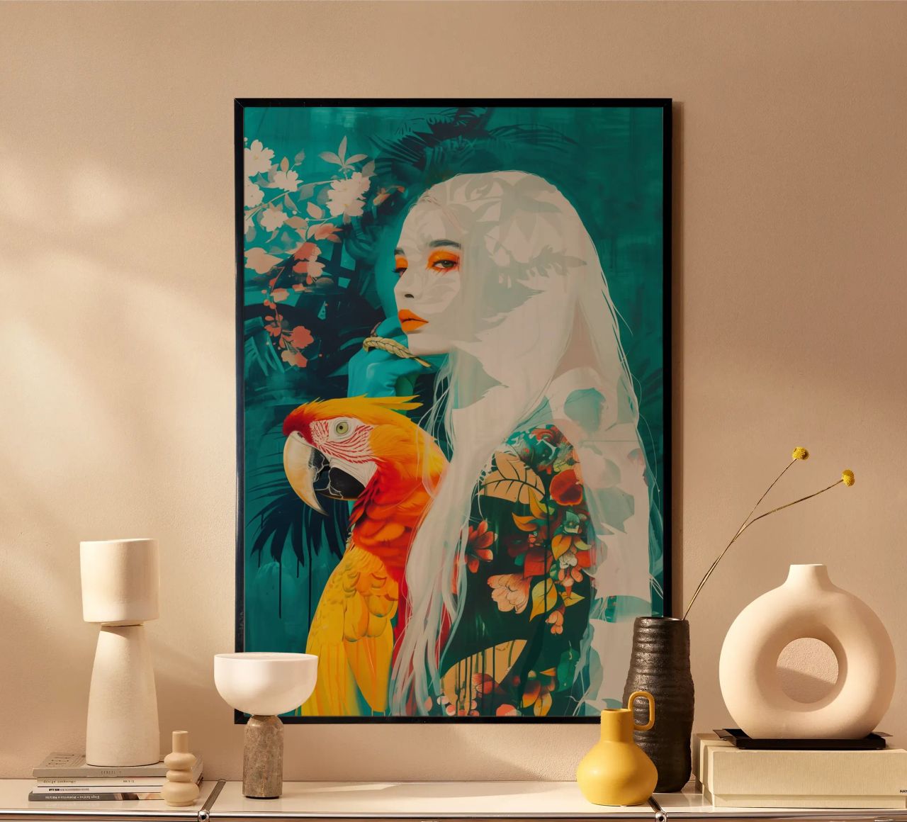 Femme perroquet poster de Autofocus