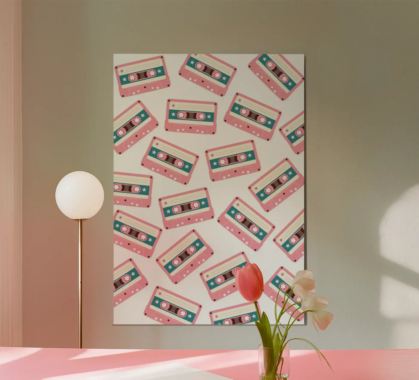 Cassettes Poster von Happypatterns