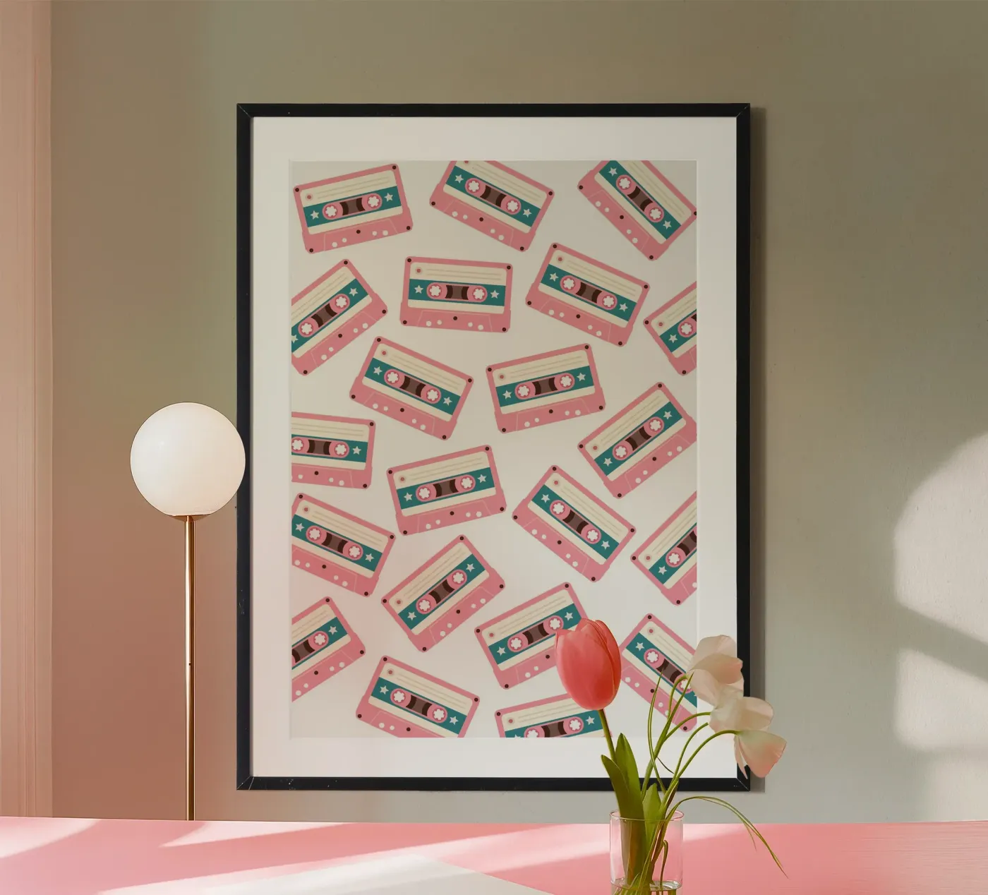 Cassettes Poster von Happypatterns