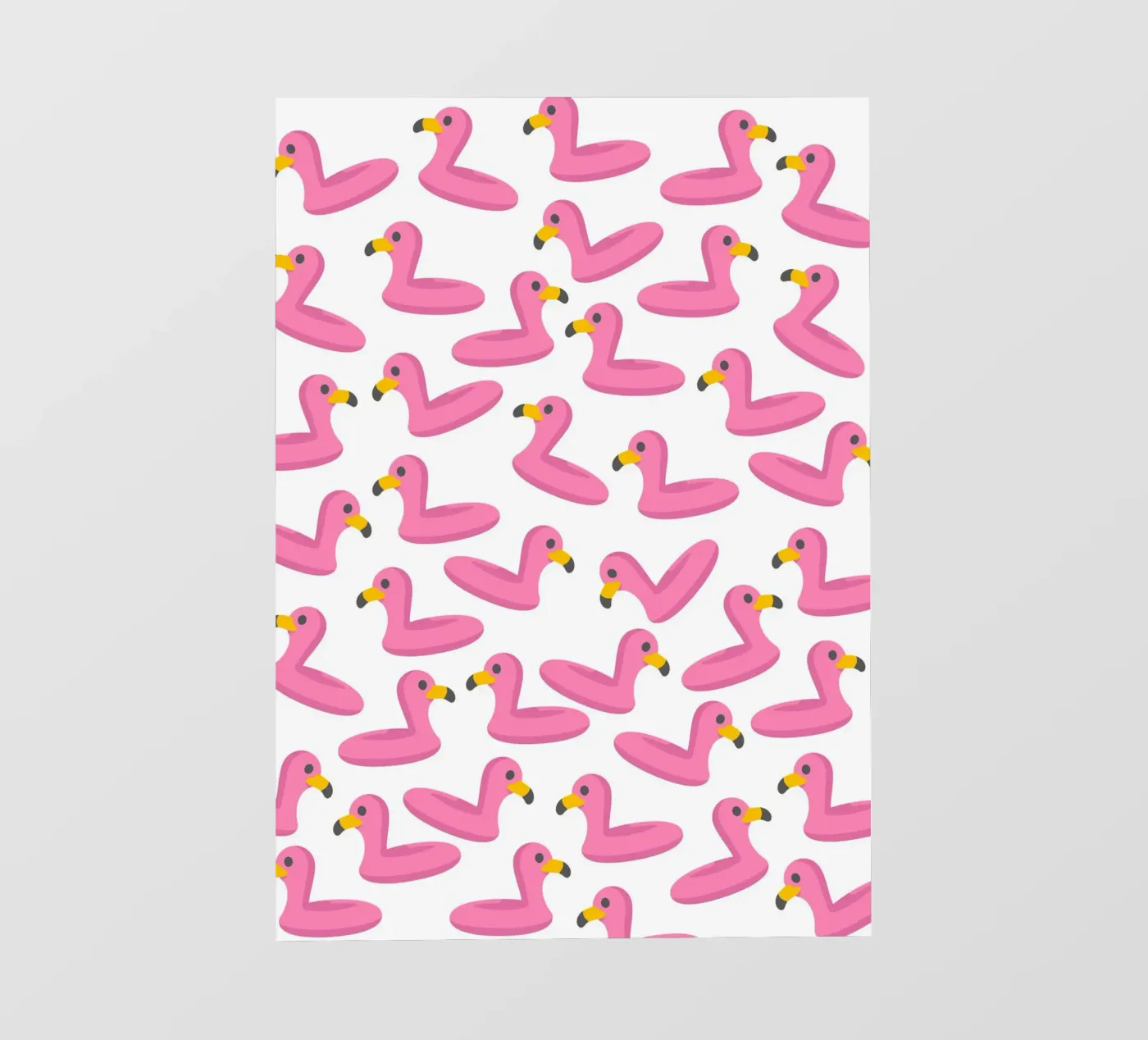 Flamingo summer pattern pellicola backlit da Happypatterns