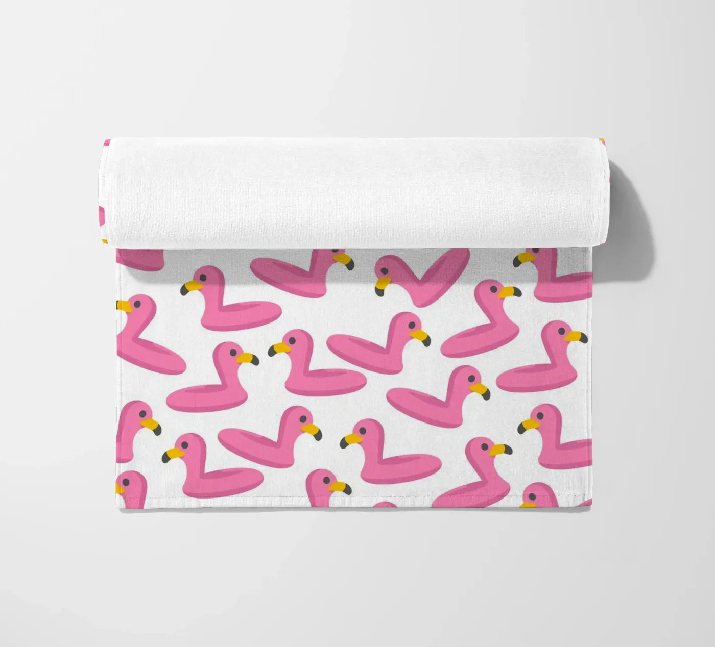 Flamingo summer pattern telo mare da Happypatterns