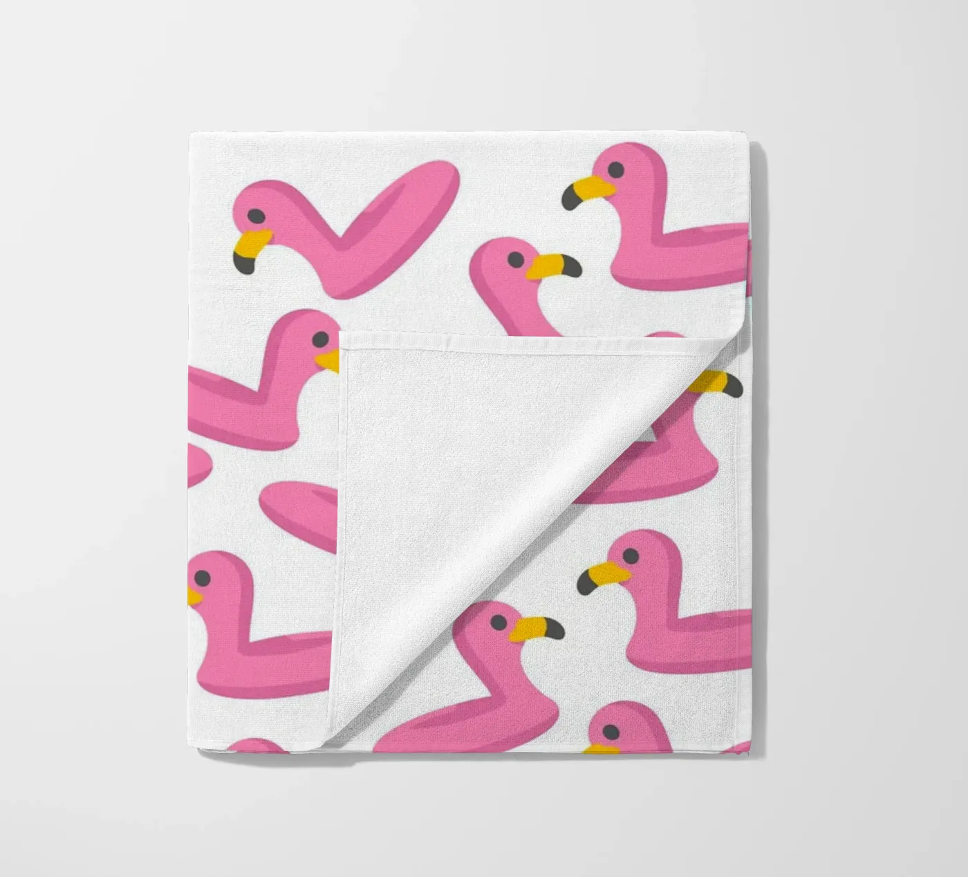 Flamingo summer pattern telo mare da Happypatterns