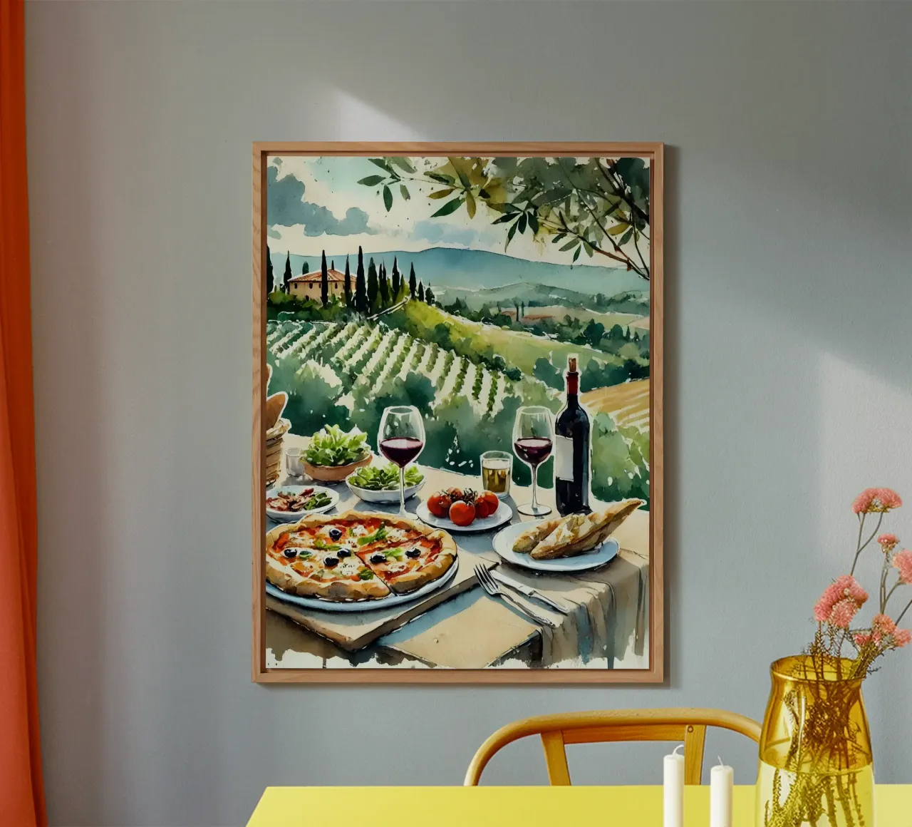 Buffet italiano alluminio dibond da Travel with Chris