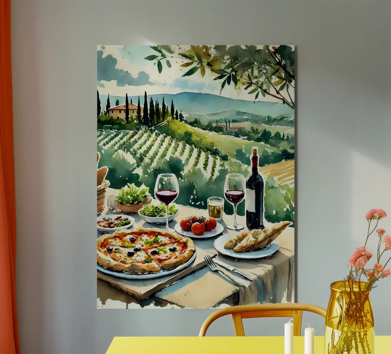 Buffet italiano alluminio dibond da Travel with Chris