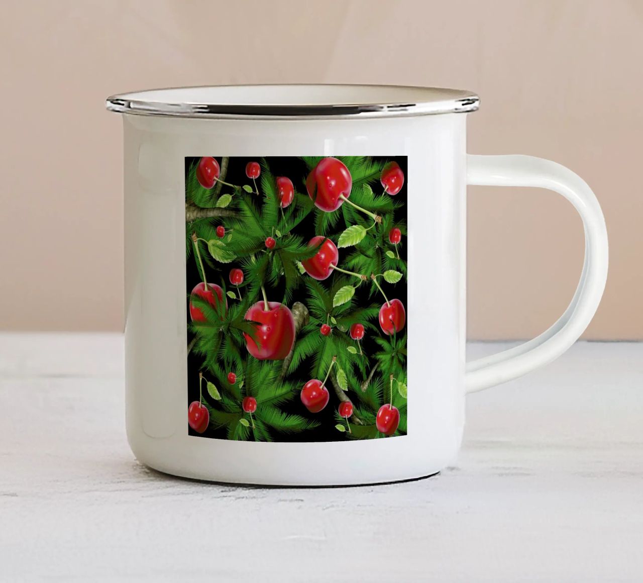 Summertime 3 tazza in smalto da Mark Ashkenazi