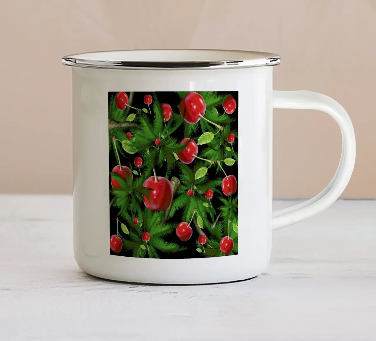 Summertime 3 tazza in smalto da Mark Ashkenazi