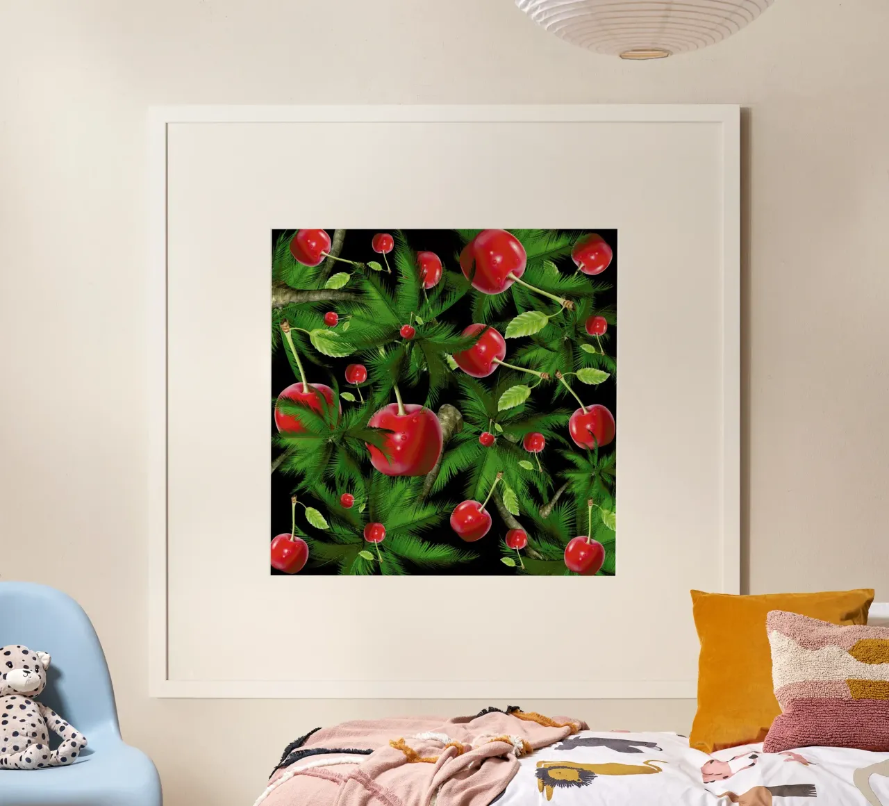 Summertime 3 poster con telaio in legno da Mark Ashkenazi