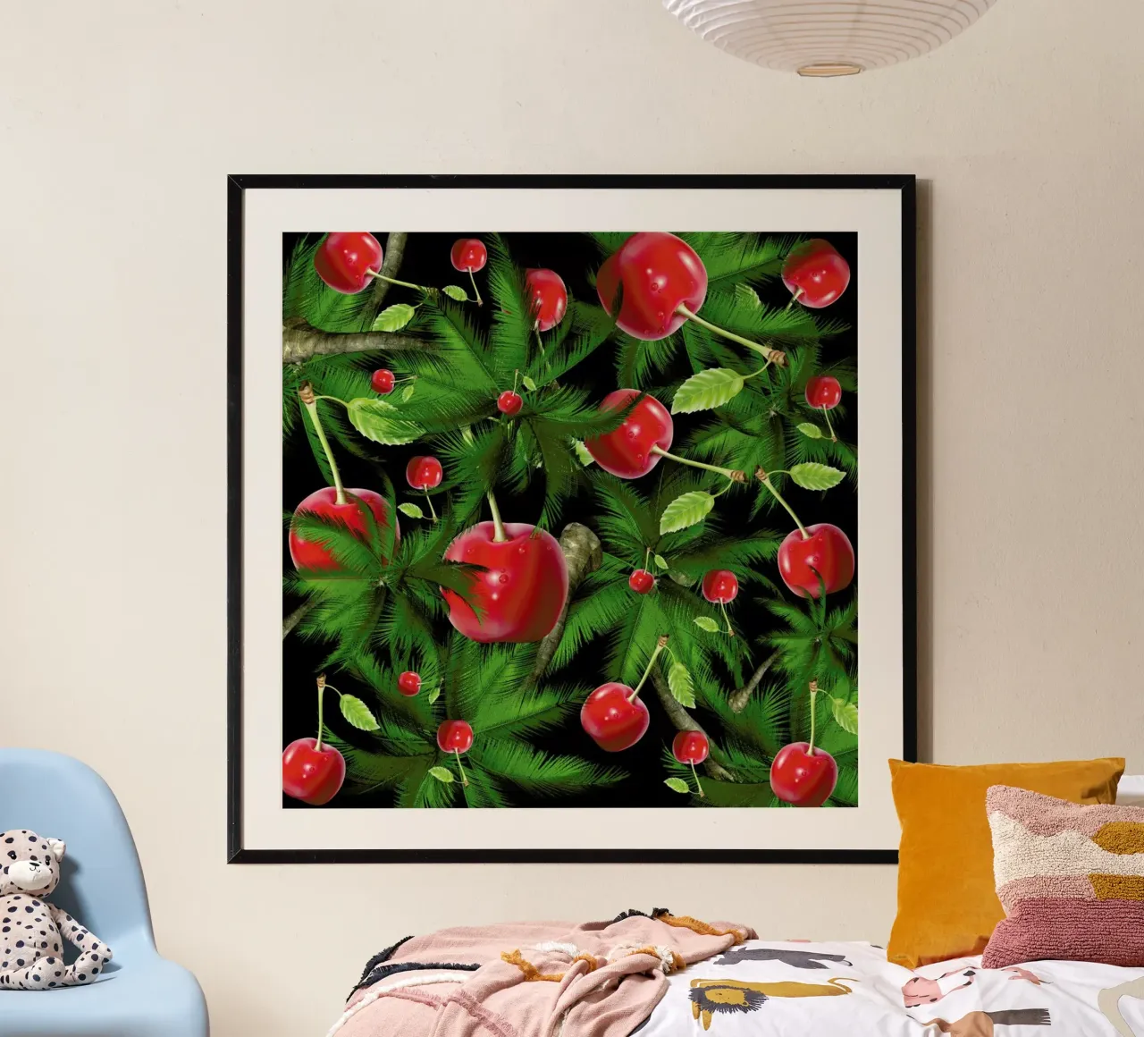 Summertime 3 poster con telaio in legno da Mark Ashkenazi