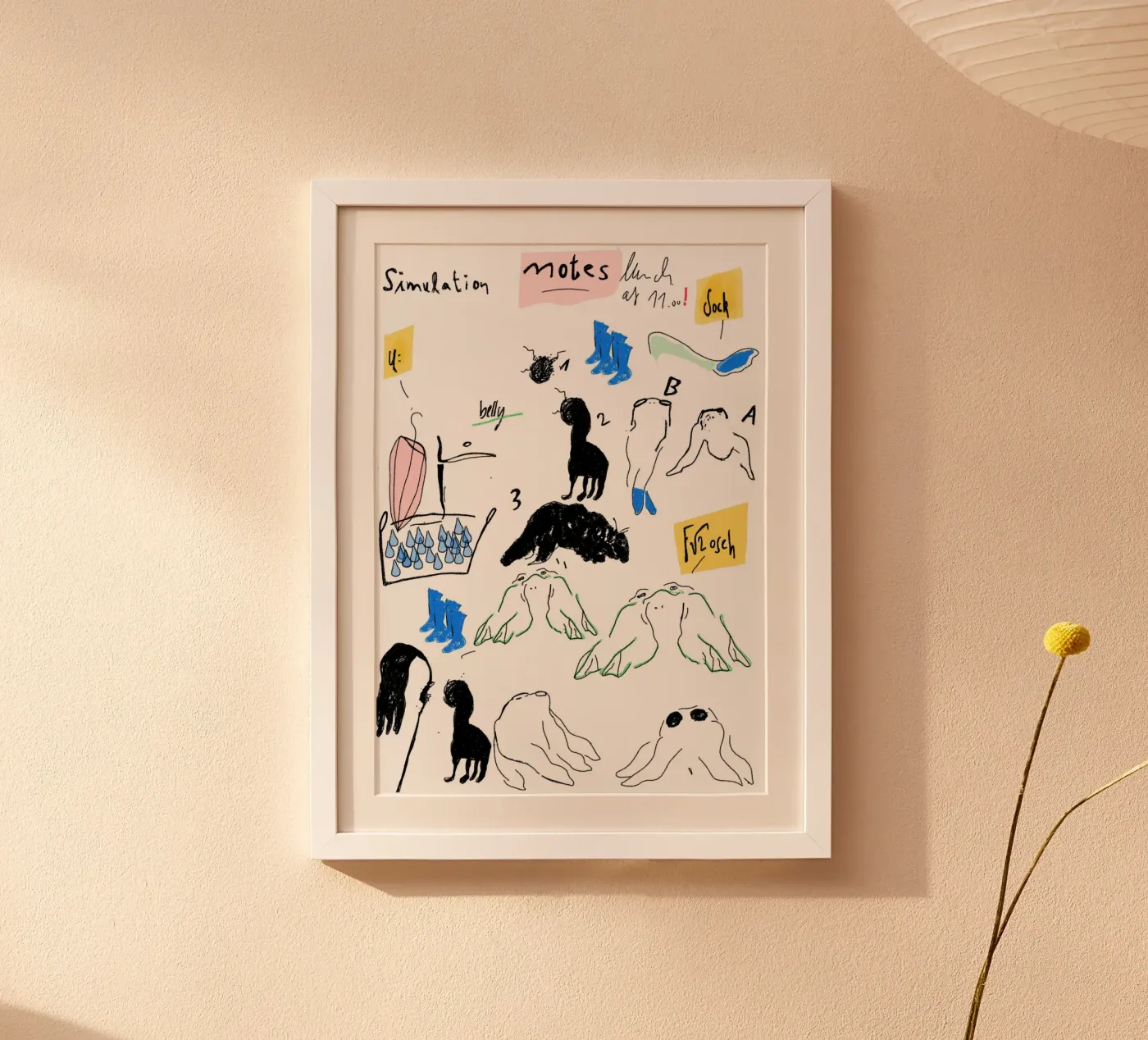 Study Happy 4 poster van Nepomuk