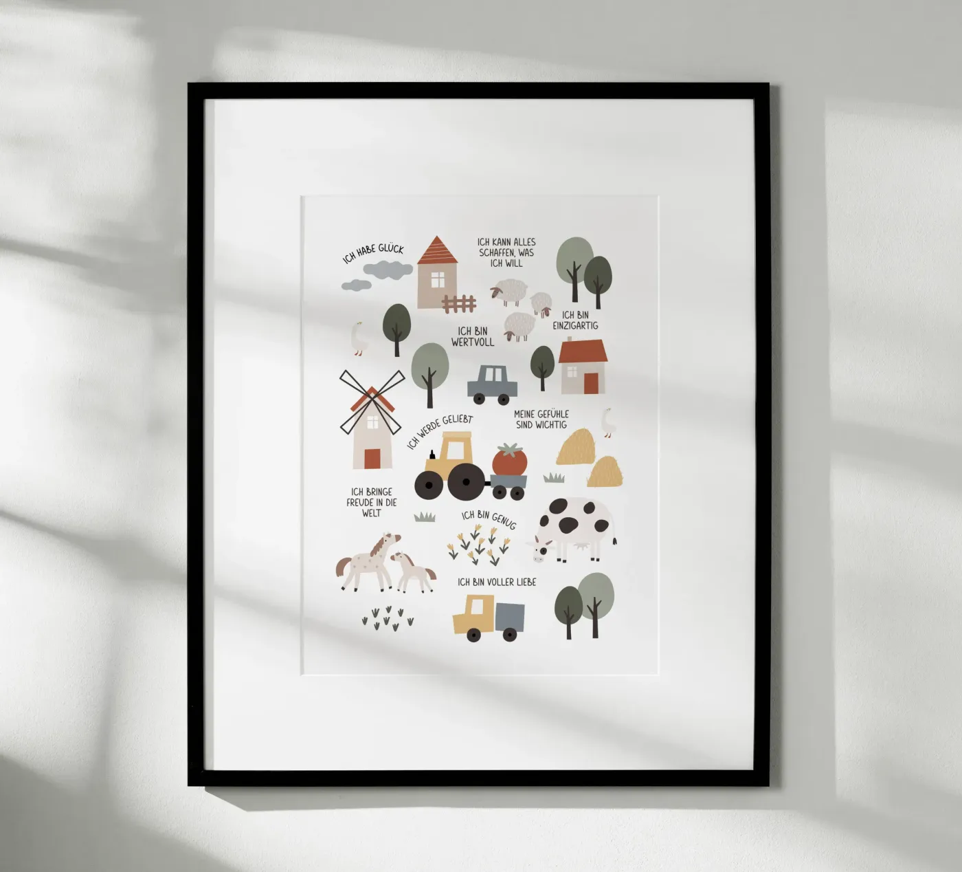 Affirmation · Farm poster by we line studio - art