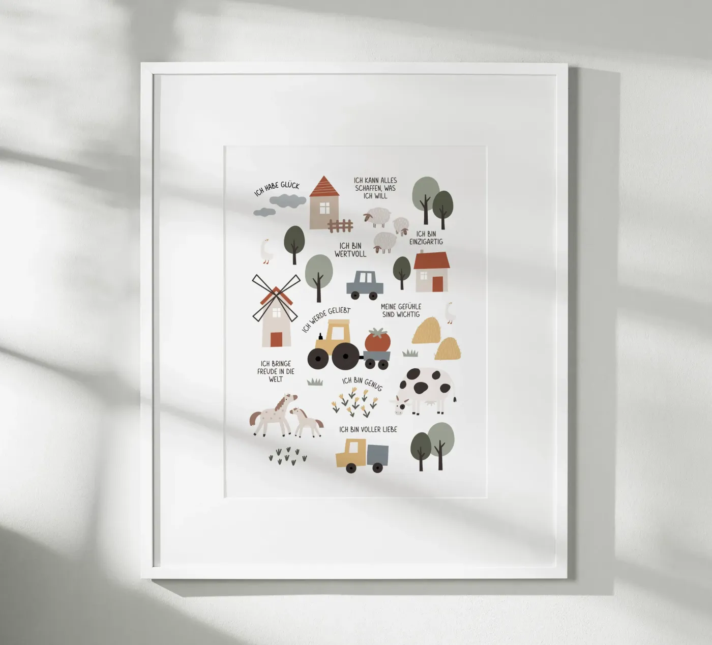 Affirmation · Farm poster by we line studio - art