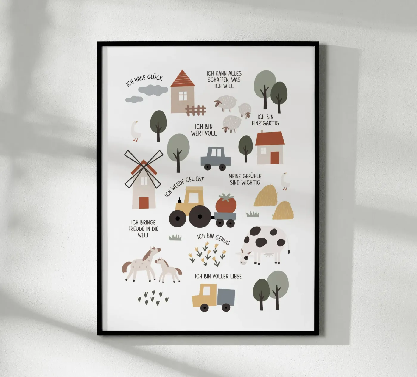 Affirmation · Farm poster by we line studio - art