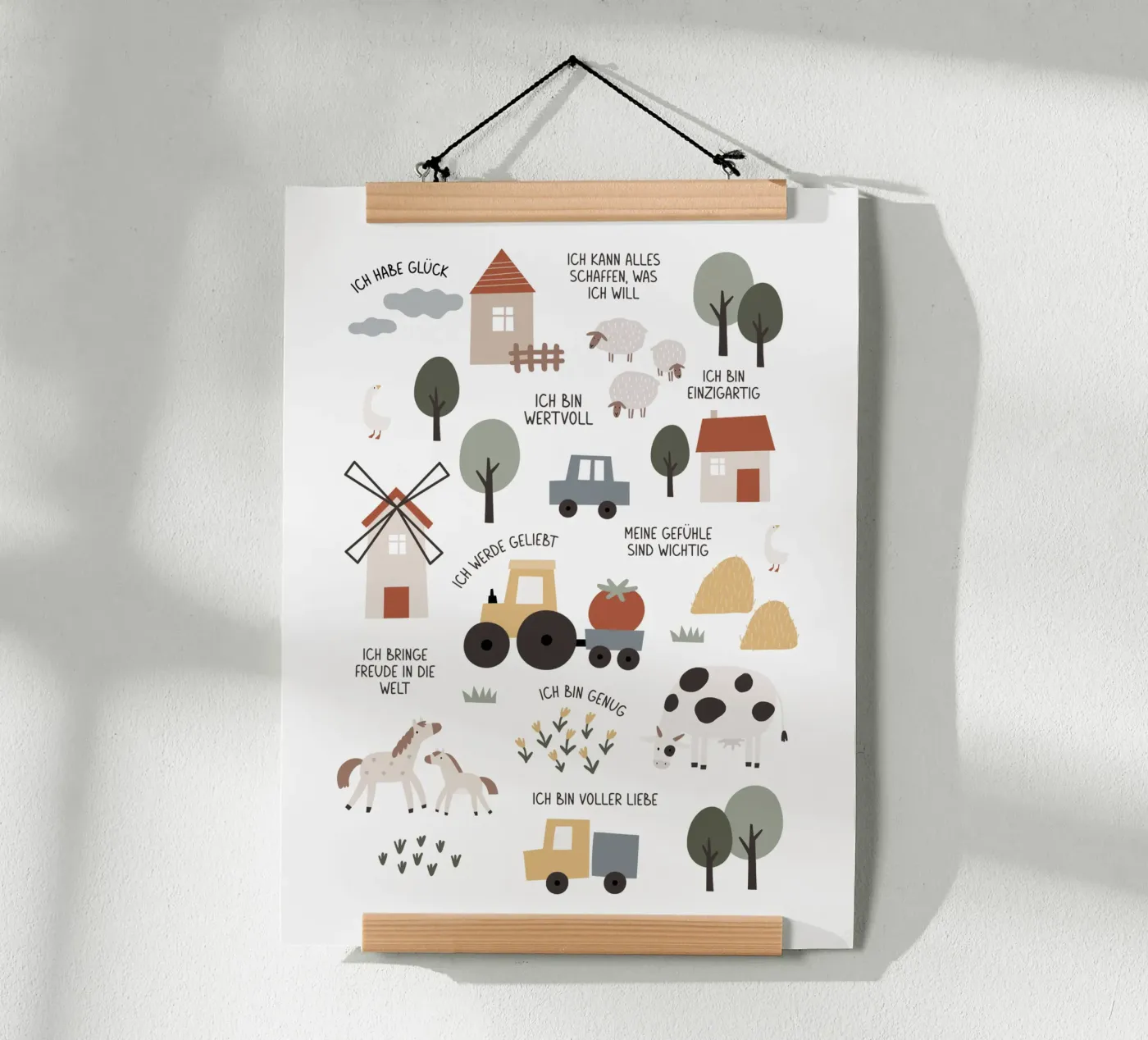 Affirmation · Farm poster by we line studio - art