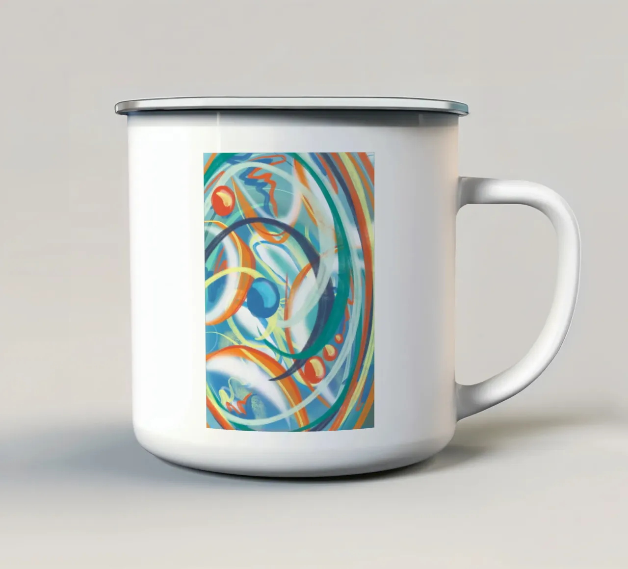 AquaFun tazza in smalto da bezirossi