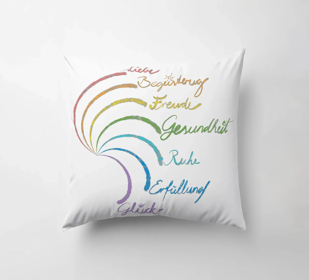 Regenbogen des Glücks cuscino da bezirossi