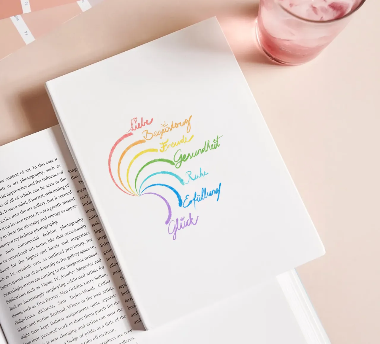 Regenbogen des Glücks notebook by bezirossi