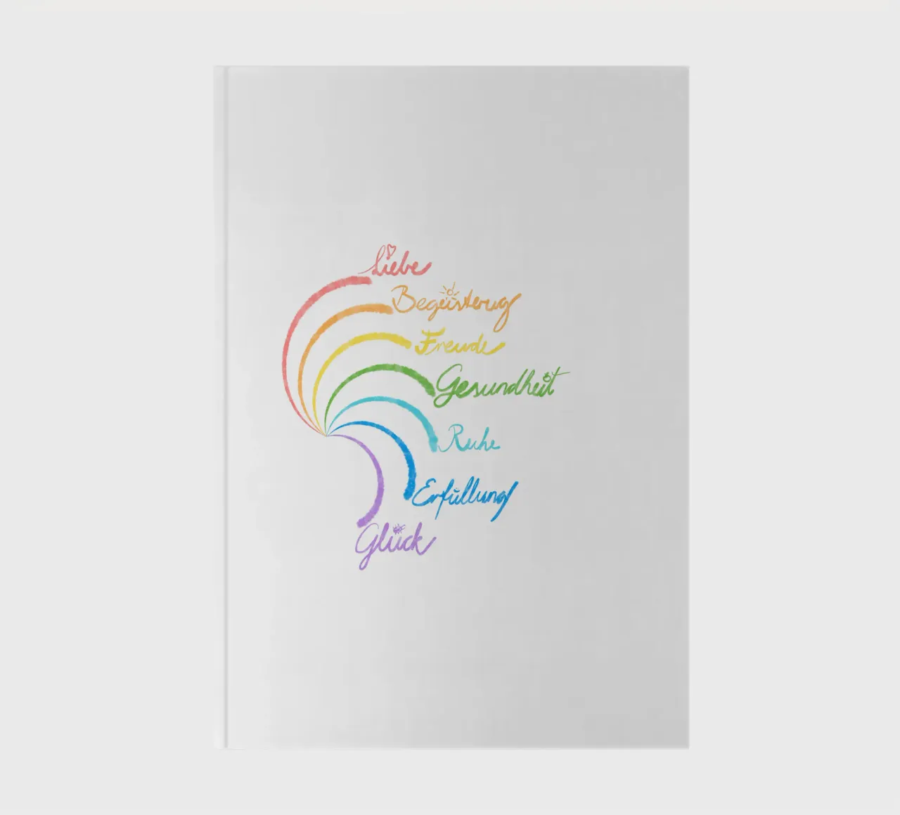 Regenbogen des Glücks notebook by bezirossi
