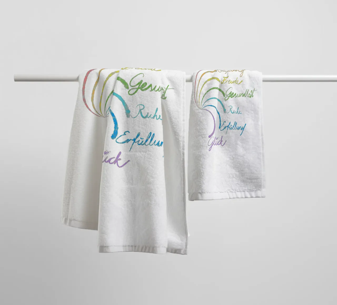 Regenbogen des Glücks asciugamano da bagno da bezirossi