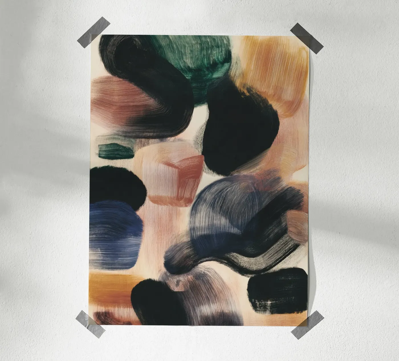 Gestural Abstract poster by ThingDesign