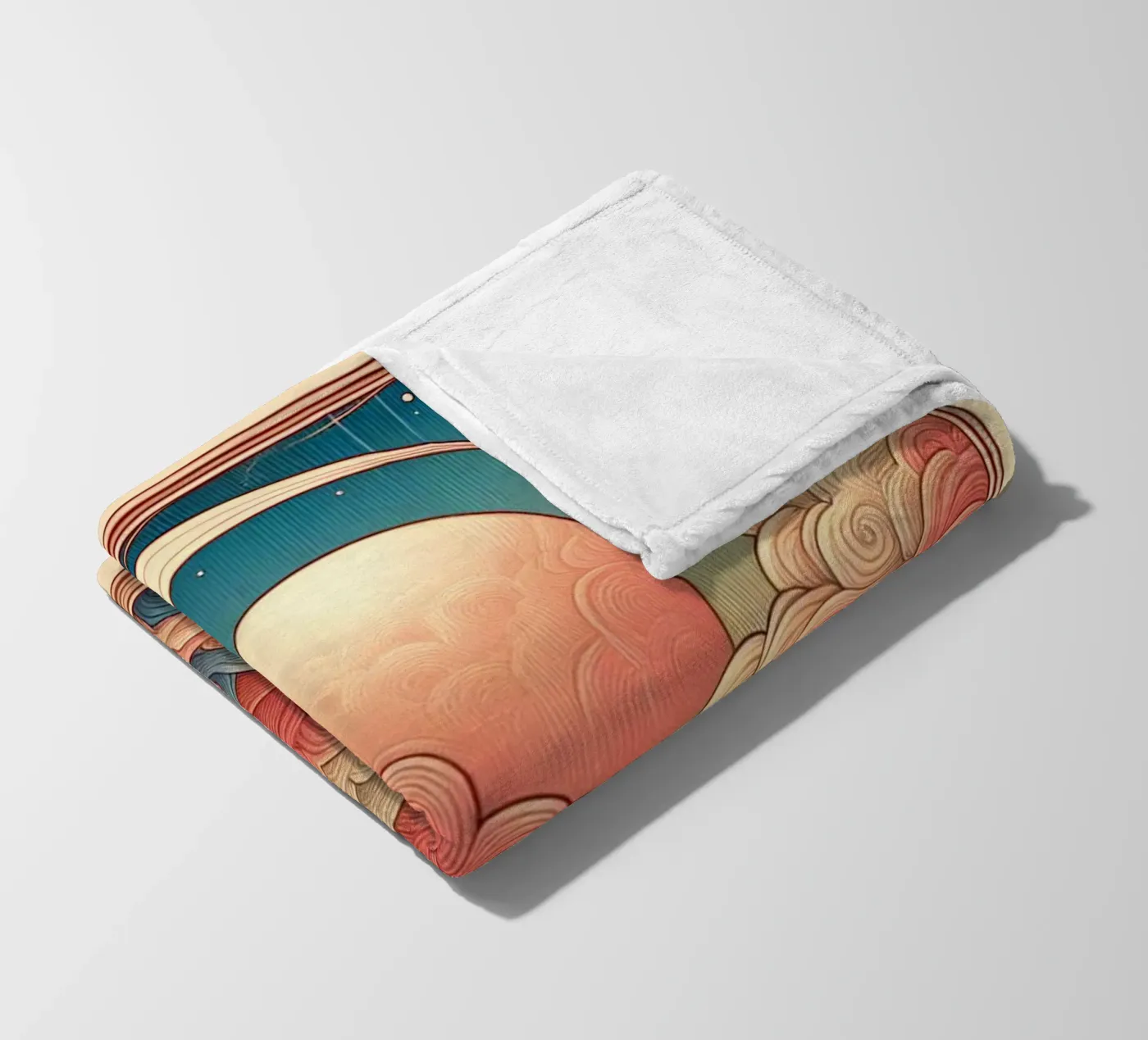 Sweet Clouds Fleecedecke von Art-Nouveau-Dsg