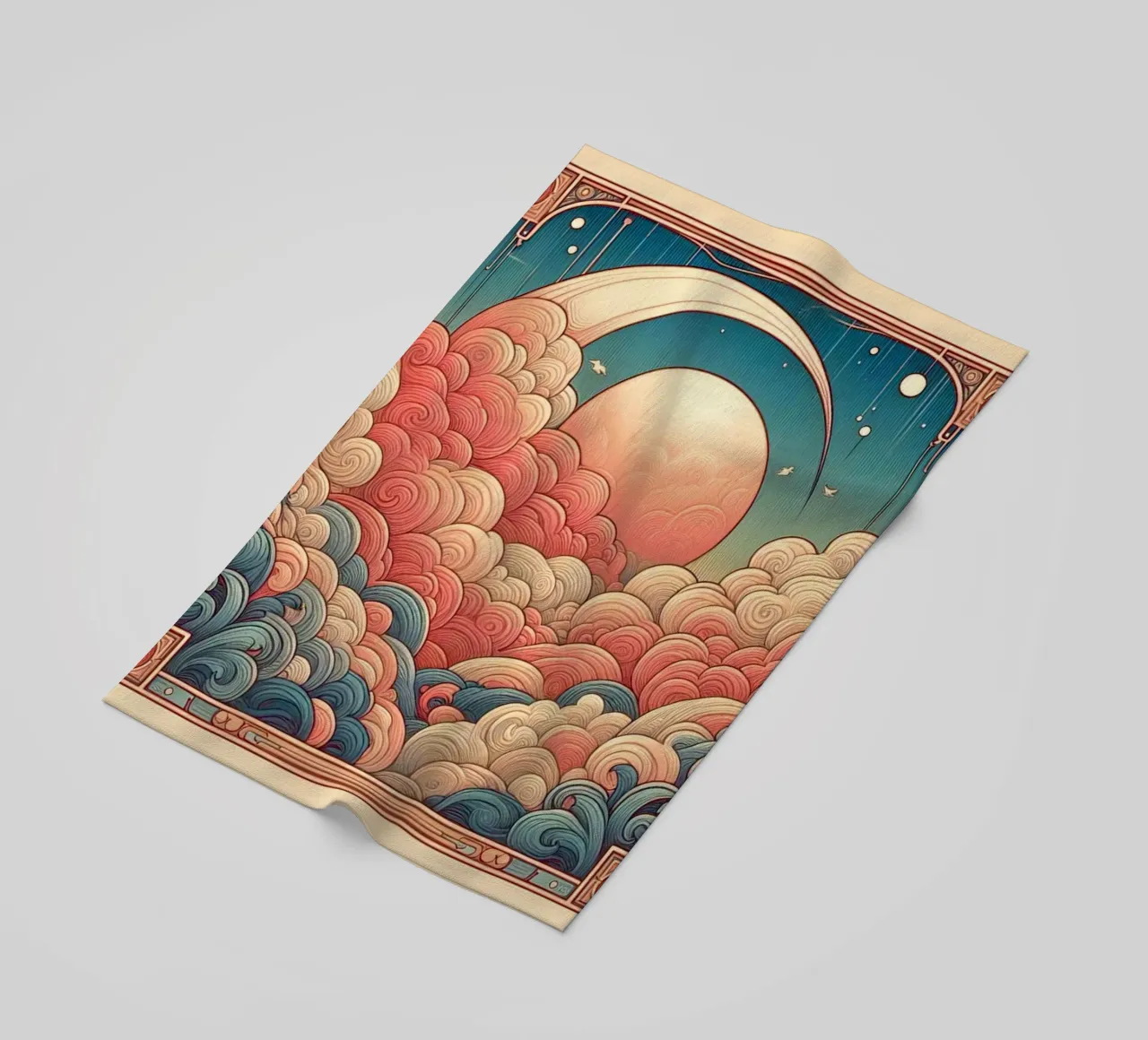 Sweet Clouds telo mare da Art-Nouveau-Dsg