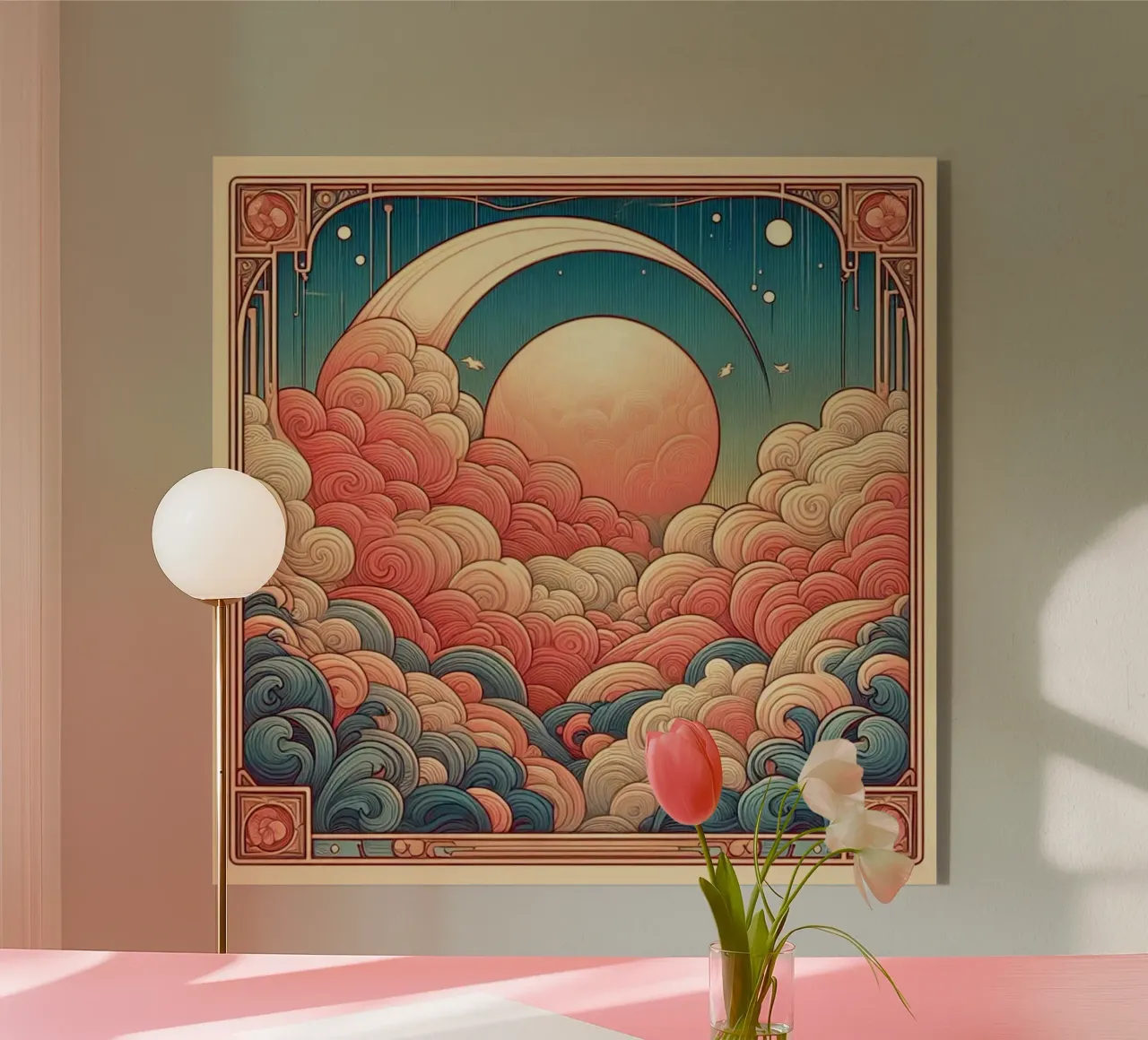 Sweet Clouds plexiglass da Art-Nouveau-Dsg