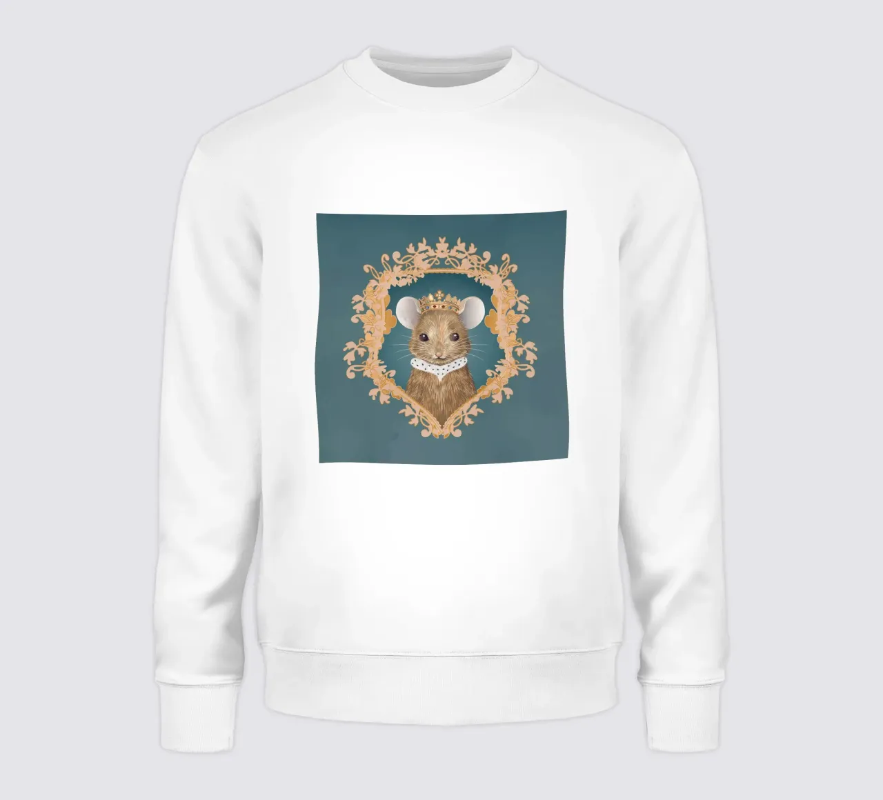Souris royale - Un motif majestueux et charmant sweat de kisho art