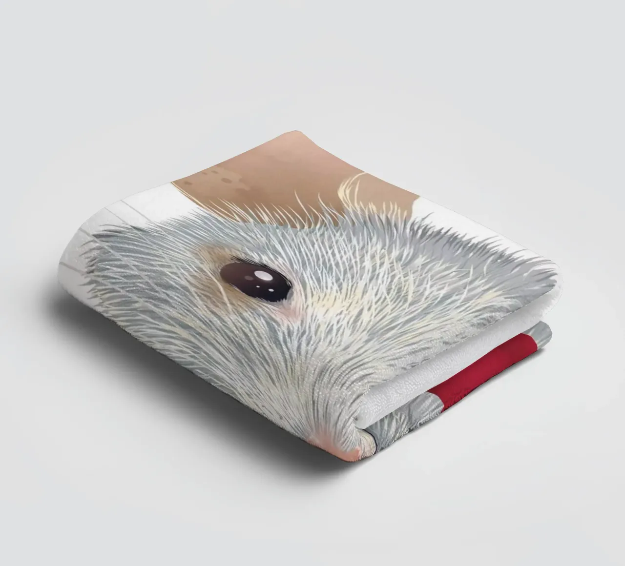 Souris de la Saint-Valentin - Affectueux et déchirant serviette de bain de kisho art