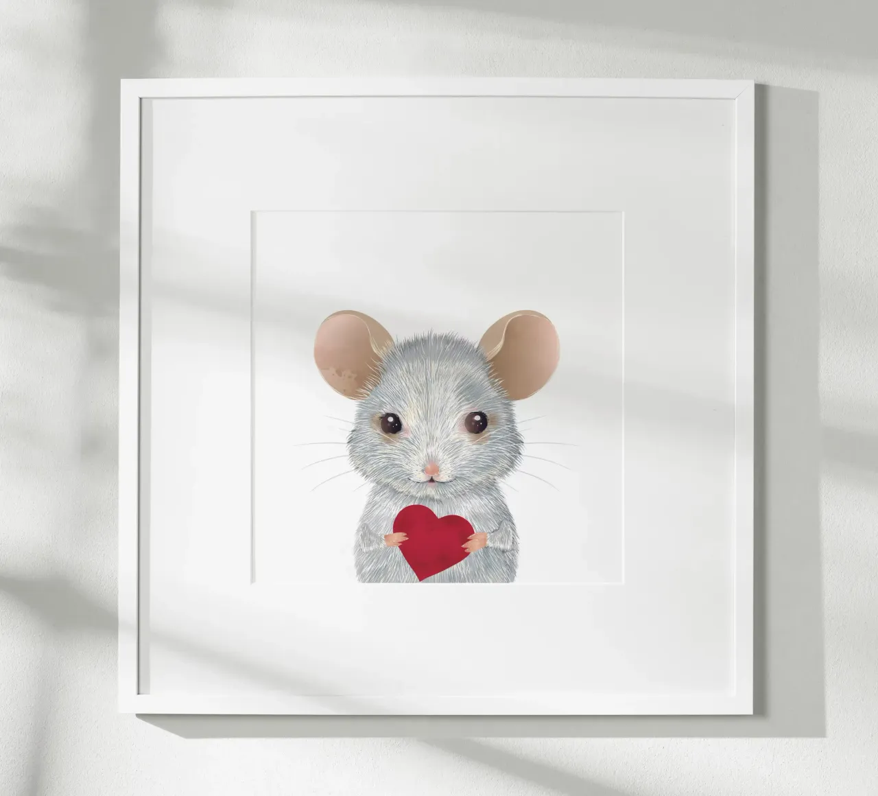 Souris de la Saint-Valentin - Affectueux et déchirant hahnemühle de kisho art